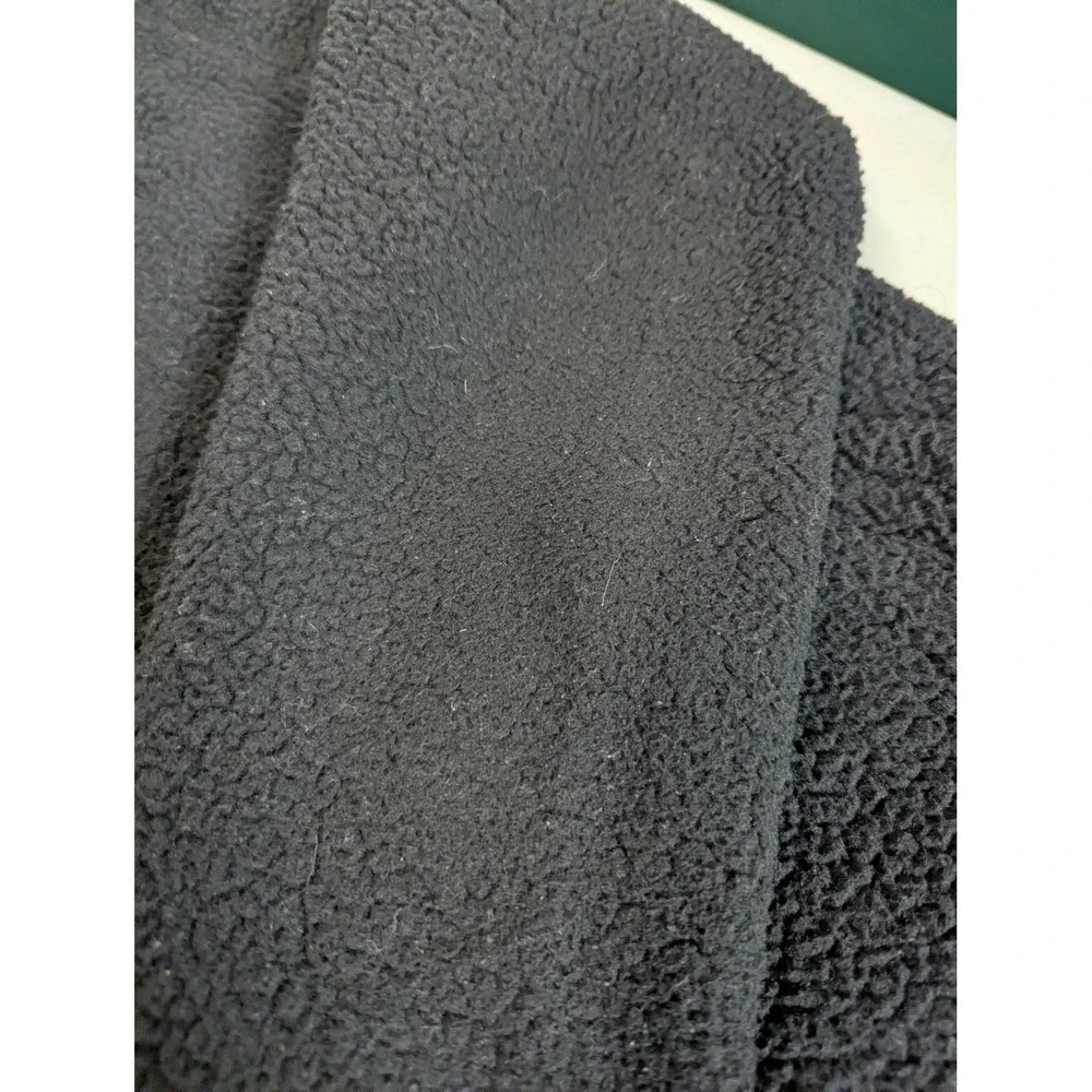 The North Face Mens M Campshire Sherpa Fleece Jacket Full Zip Black Heavyweight